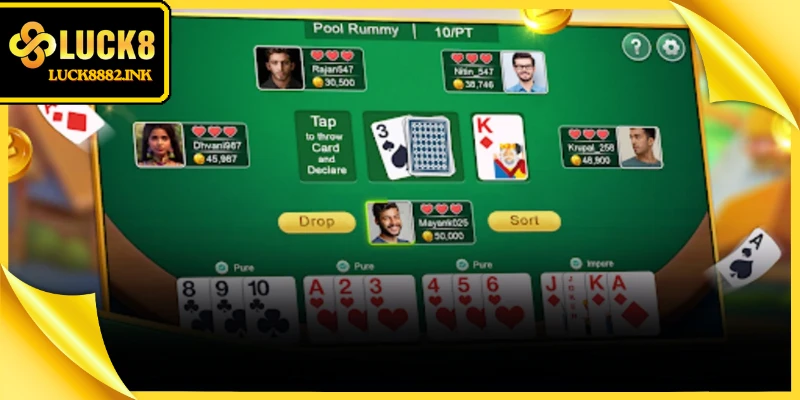 Cơ chế cộng điểm phạt Pool Rummy minh bạch đảm bảo tính công bằng